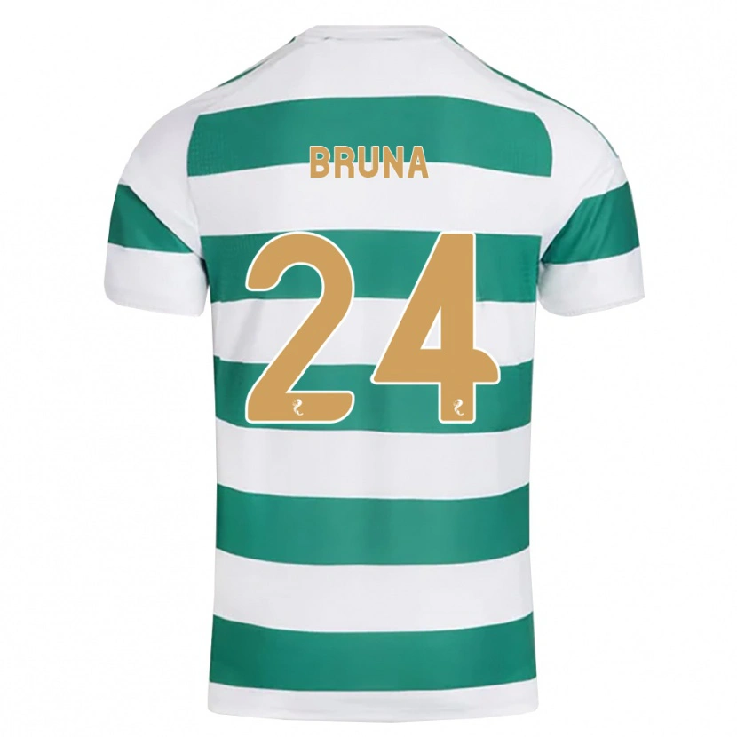 Danxen Hombre Camiseta Bruna Lourenço #24 Cian Oscuro Blanco 1ª Equipación 2026/27 La Camisa