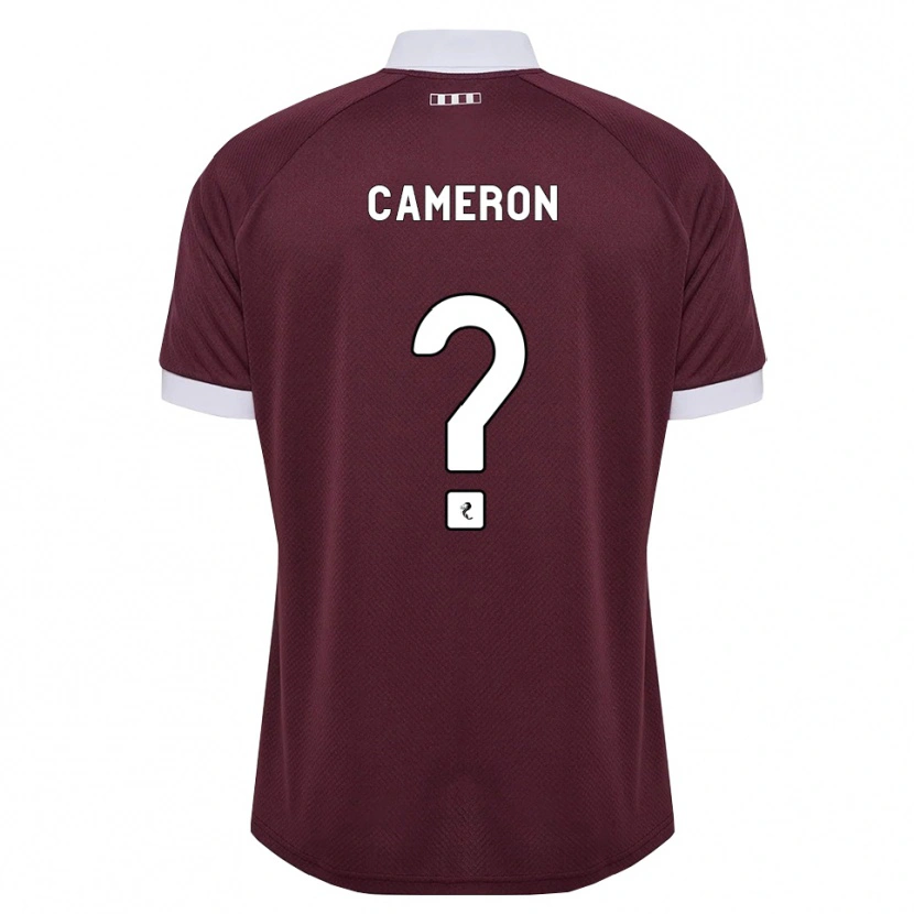 Danxen Hombre Camiseta Ruaridh Cameron #0 Blanco Borgoña 1ª Equipación 2026/27 La Camisa