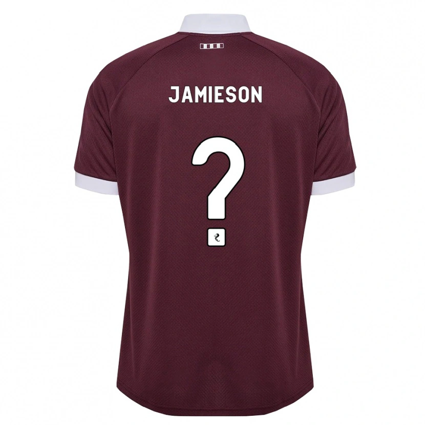 Danxen Hombre Camiseta Finlay Jamieson #0 Blanco Borgoña 1ª Equipación 2026/27 La Camisa