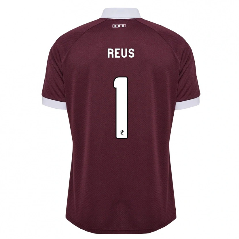 Danxen Hombre Camiseta Beau Reus #1 Blanco Borgoña 1ª Equipación 2026/27 La Camisa