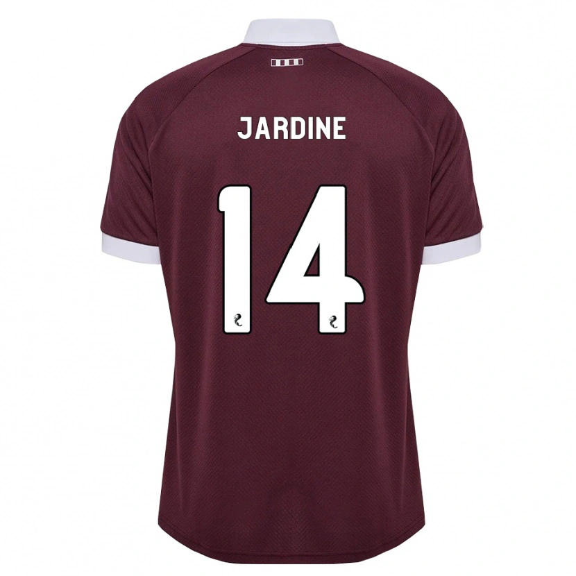 Danxen Hombre Camiseta Kayla Jardine #14 Blanco Borgoña 1ª Equipación 2026/27 La Camisa