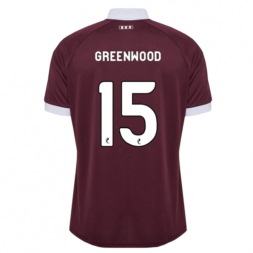 Danxen Hombre Camiseta Brodie Greenwood #15 Blanco Borgoña 1ª Equipación 2026/27 La Camisa