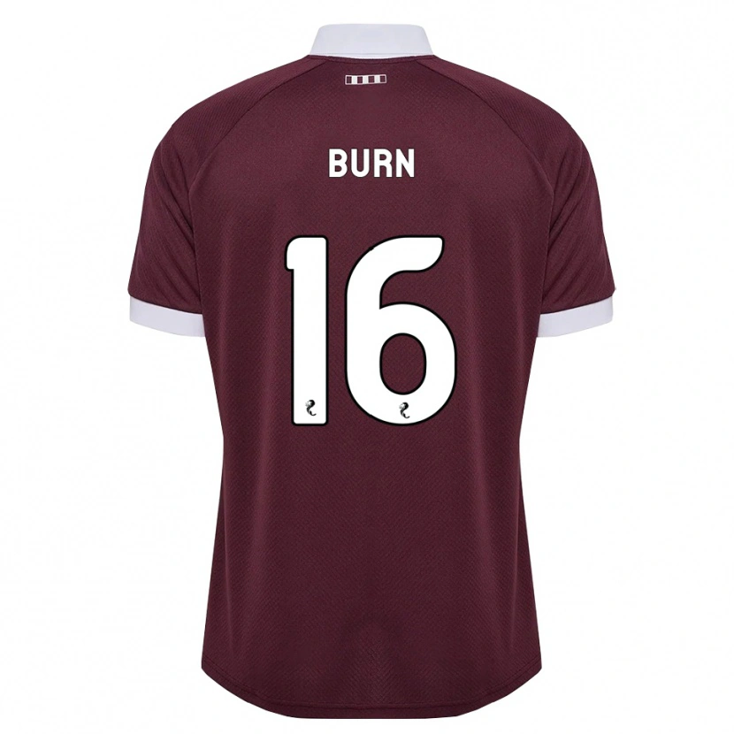 Danxen Hombre Camiseta Gregor Burn #16 Blanco Borgoña 1ª Equipación 2026/27 La Camisa