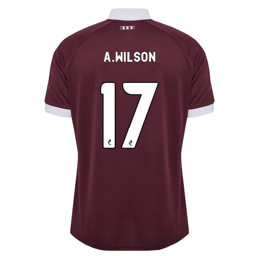 Danxen Hombre Camiseta Alfie Wilson #17 Blanco Borgoña 1ª Equipación 2026/27 La Camisa