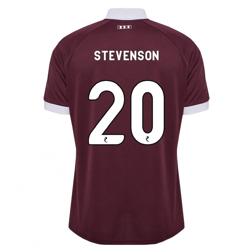 Danxen Hombre Camiseta Gus Stevenson #20 Blanco Borgoña 1ª Equipación 2026/27 La Camisa