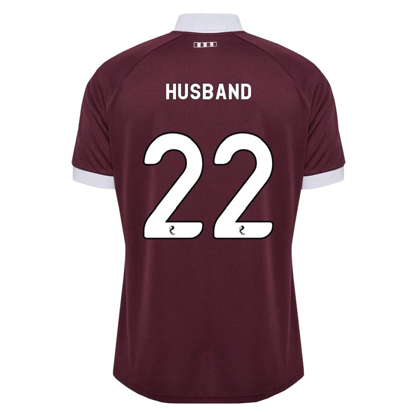 Danxen Hombre Camiseta Jessica Husband #22 Blanco Borgoña 1ª Equipación 2026/27 La Camisa