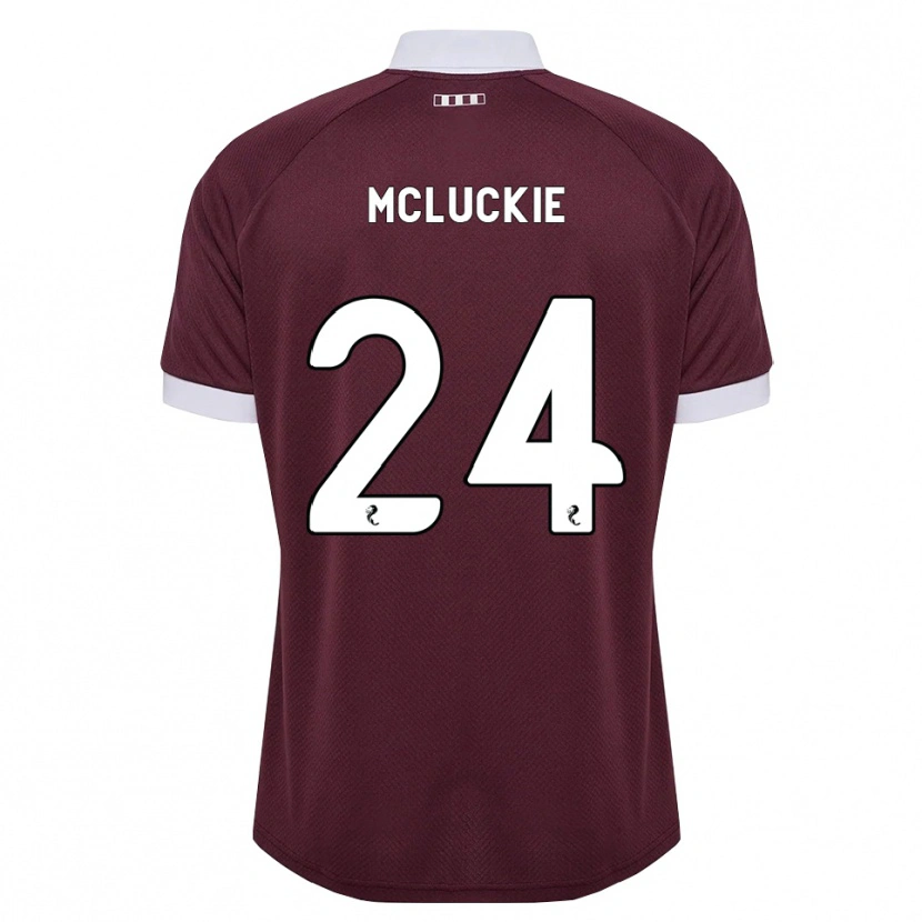 Danxen Hombre Camiseta Bobby Mcluckie #24 Blanco Borgoña 1ª Equipación 2026/27 La Camisa