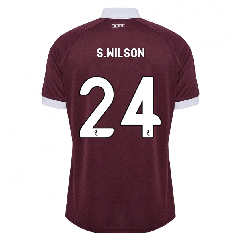Danxen Hombre Camiseta Stanley Wilson #24 Blanco Borgoña 1ª Equipación 2026/27 La Camisa