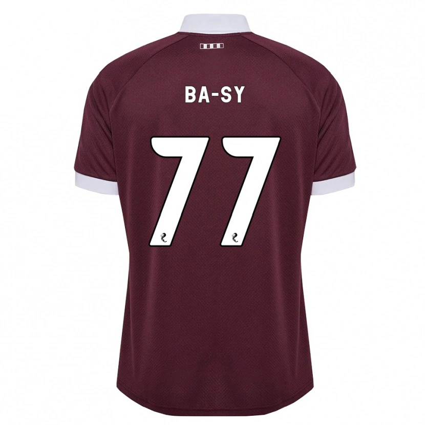 Danxen Hombre Camiseta Amadou Ba-Sy #77 Blanco Borgoña 1ª Equipación 2026/27 La Camisa