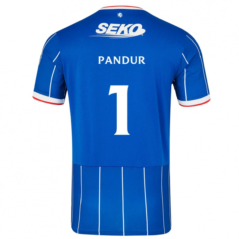 Danxen Hombre Camiseta Ivor Pandur #1 Rojo Azul Blanco 1ª Equipación 2026/27 La Camisa