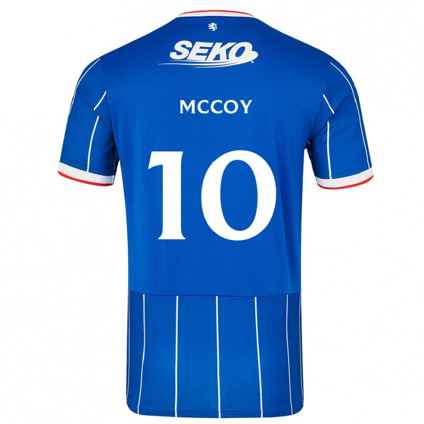 Danxen Hombre Camiseta Kayla Mccoy #10 Rojo Azul Blanco 1ª Equipación 2026/27 La Camisa
