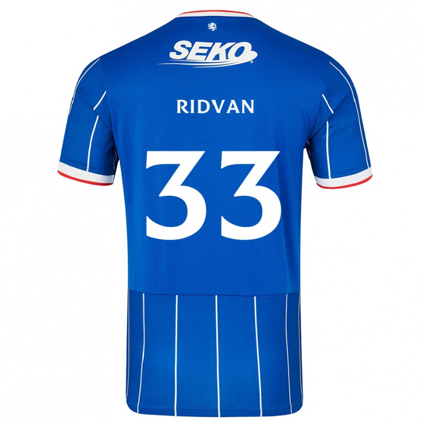 Danxen Hombre Camiseta Rıdvan Yılmaz #33 Rojo Azul Blanco 1ª Equipación 2026/27 La Camisa