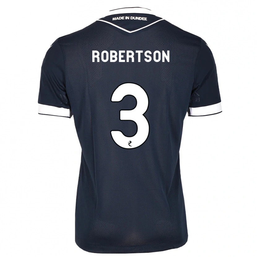 Danxen Hombre Camiseta Clark Robertson #3 Azul Medianoche Blanco 1ª Equipación 2026/27 La Camisa