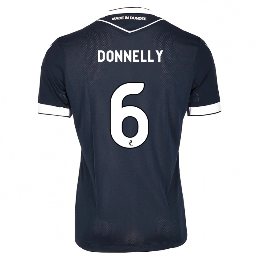Danxen Hombre Camiseta Aaron Donnelly #6 Azul Medianoche Blanco 1ª Equipación 2026/27 La Camisa