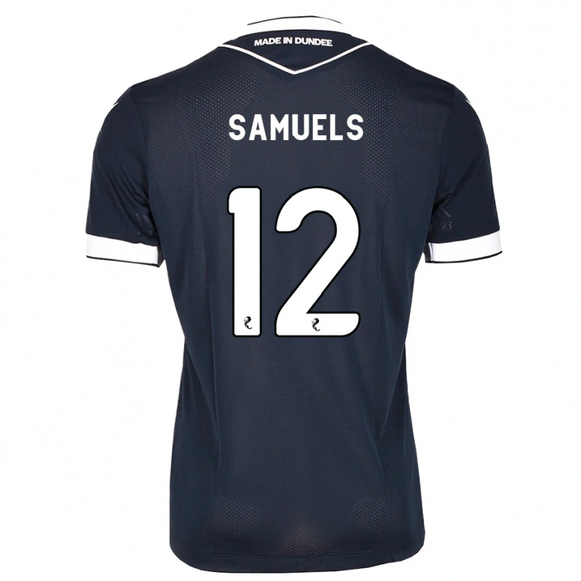 Danxen Hombre Camiseta Imari Samuels #12 Azul Medianoche Blanco 1ª Equipación 2026/27 La Camisa