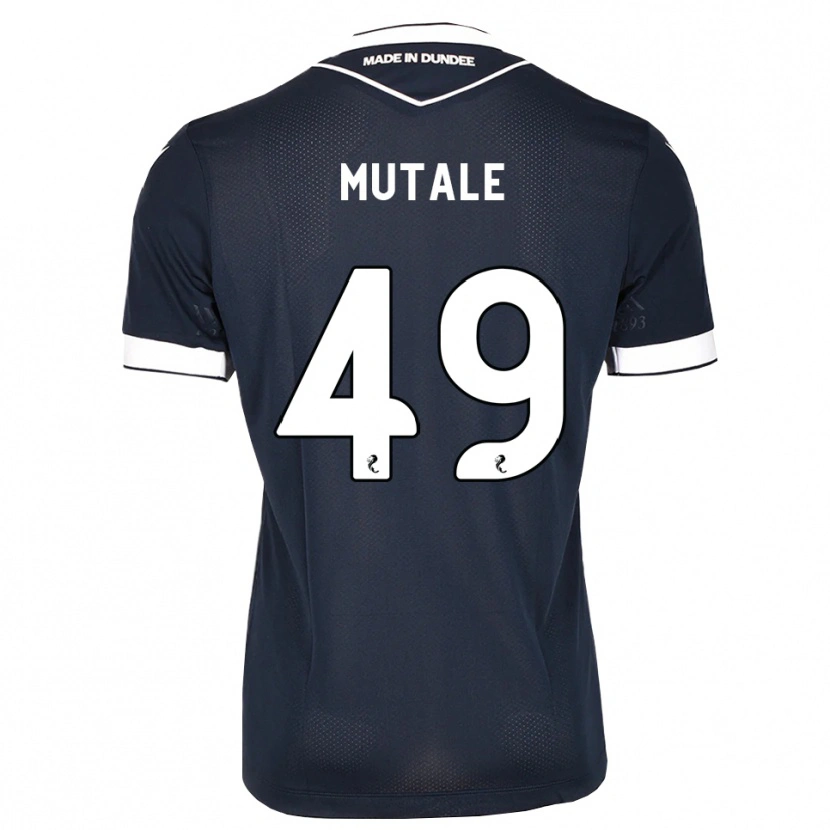 Danxen Hombre Camiseta Euan Mutale #49 Azul Medianoche Blanco 1ª Equipación 2026/27 La Camisa