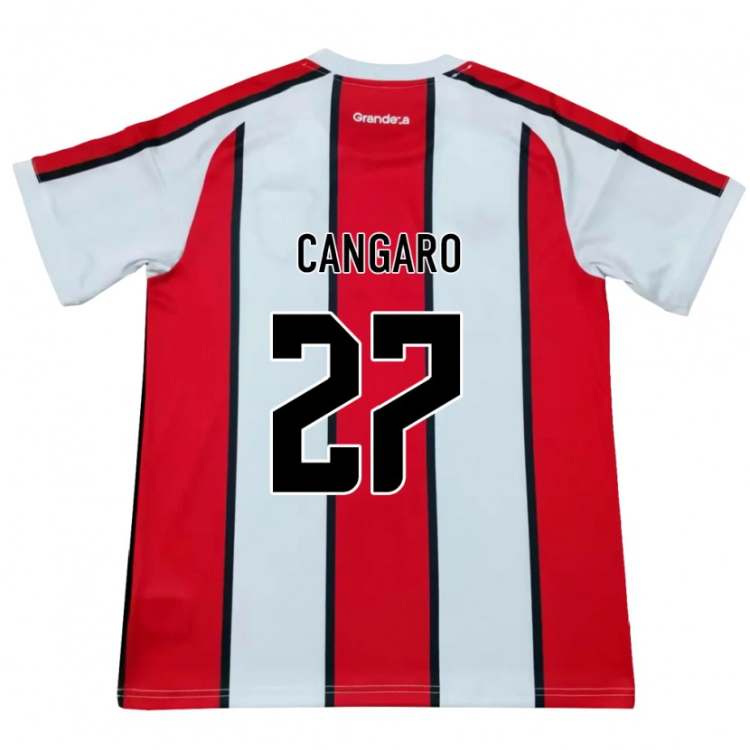 Danxen Hombre Camiseta Juana Cangaro #27 Blanco Rojo Negro 2ª Equipación 2026/27 La Camisa