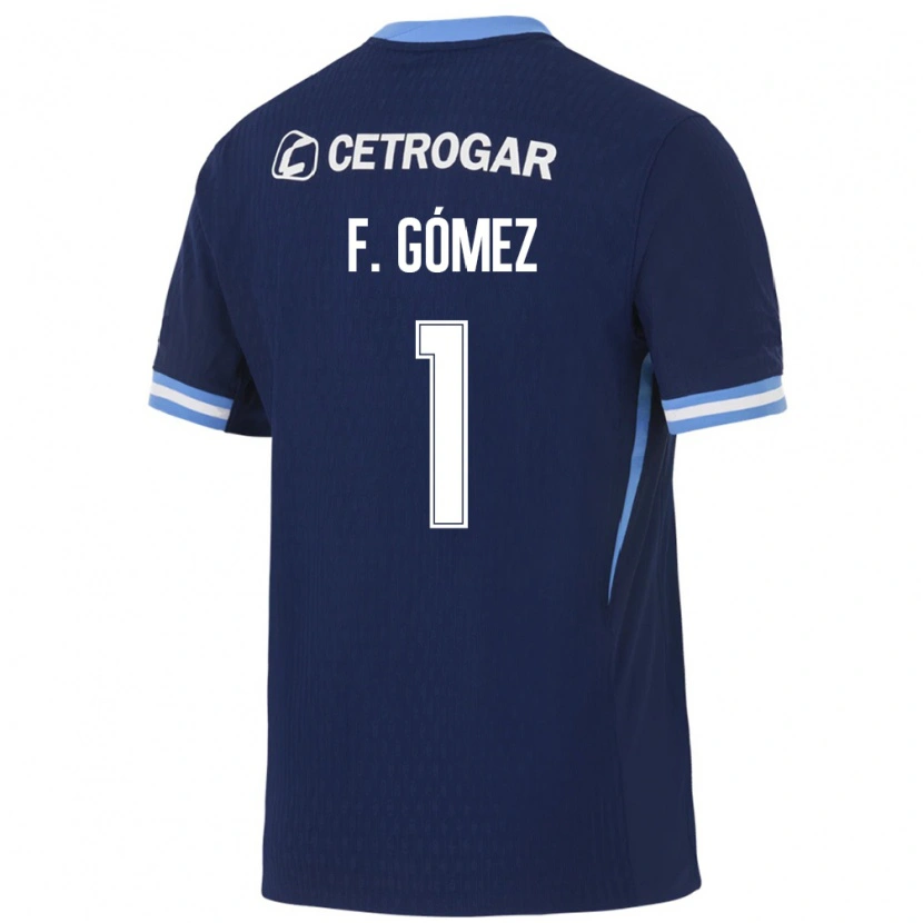 Danxen Hombre Camiseta Francisco Gómez #1 Azul Real Azul Claro Blanco 2ª Equipación 2026/27 La Camisa
