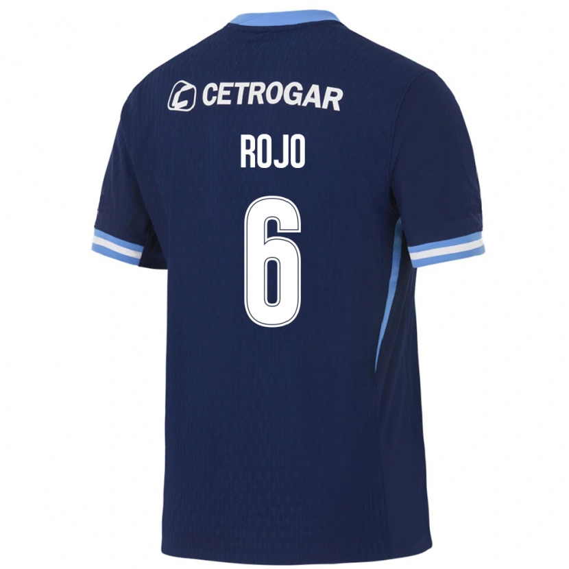Danxen Hombre Camiseta Marcos Rojo #6 Azul Real Azul Claro Blanco 2ª Equipación 2026/27 La Camisa