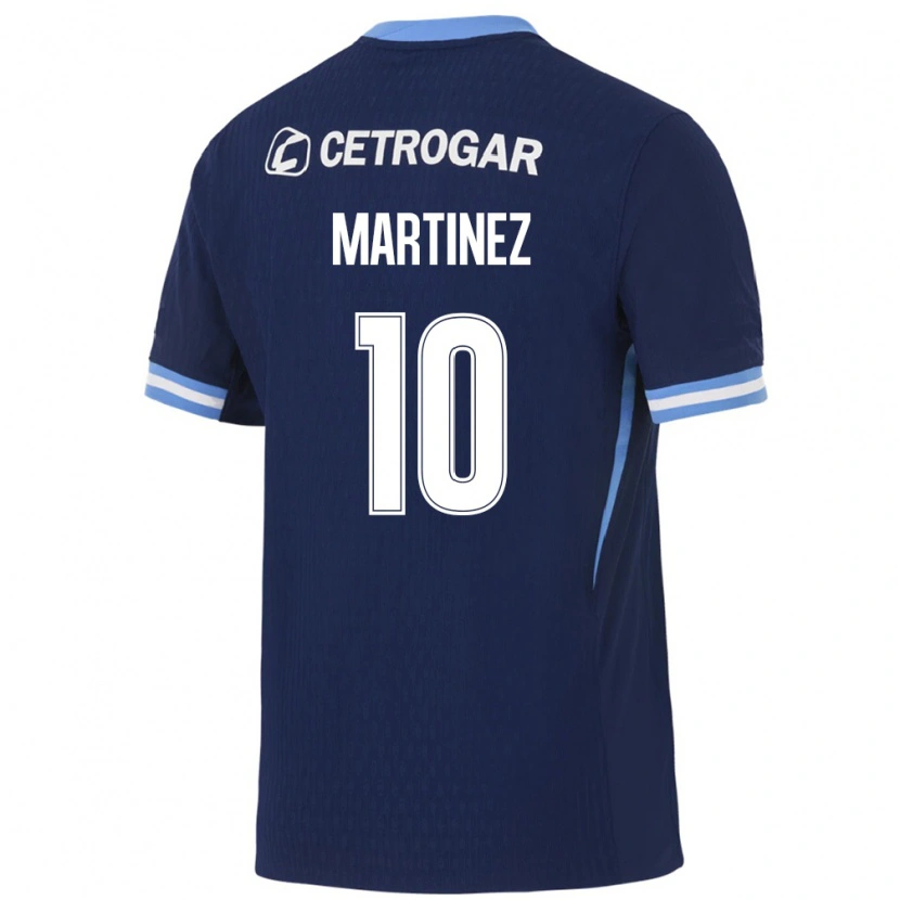 Danxen Hombre Camiseta Roger Martinez #10 Azul Real Azul Claro Blanco 2ª Equipación 2026/27 La Camisa