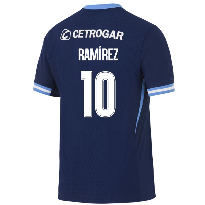 Danxen Hombre Camiseta Sindy Ramírez #10 Azul Real Azul Claro Blanco 2ª Equipación 2026/27 La Camisa