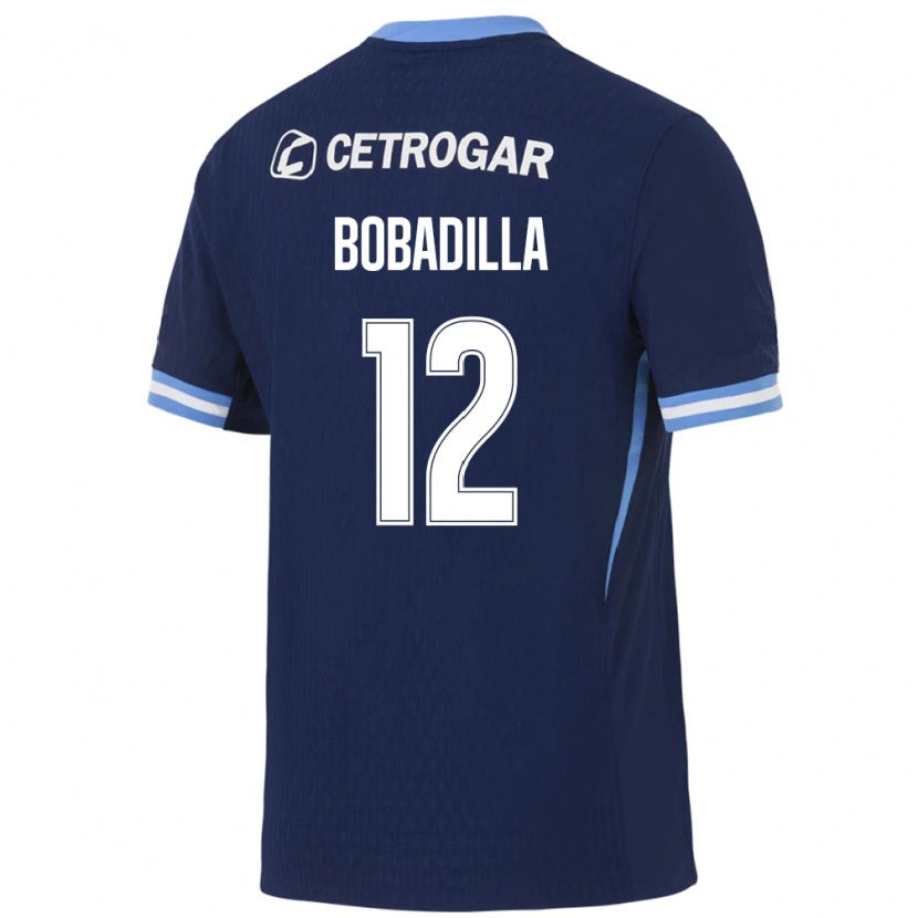 Danxen Hombre Camiseta Alicia Bobadilla #12 Azul Real Azul Claro Blanco 2ª Equipación 2026/27 La Camisa