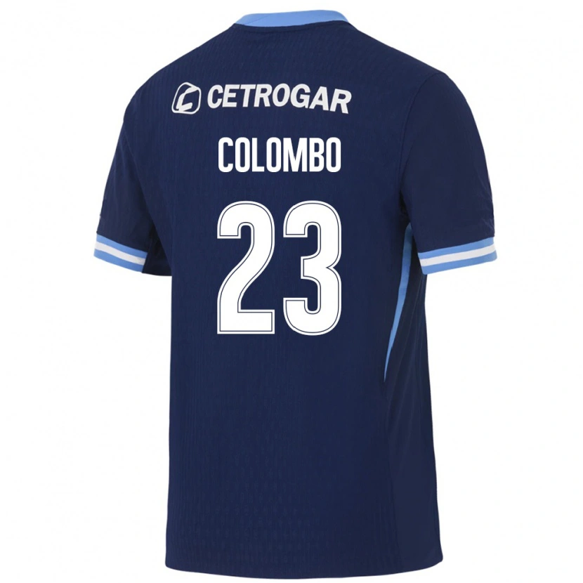 Danxen Hombre Camiseta Nazareno Colombo #23 Azul Real Azul Claro Blanco 2ª Equipación 2026/27 La Camisa