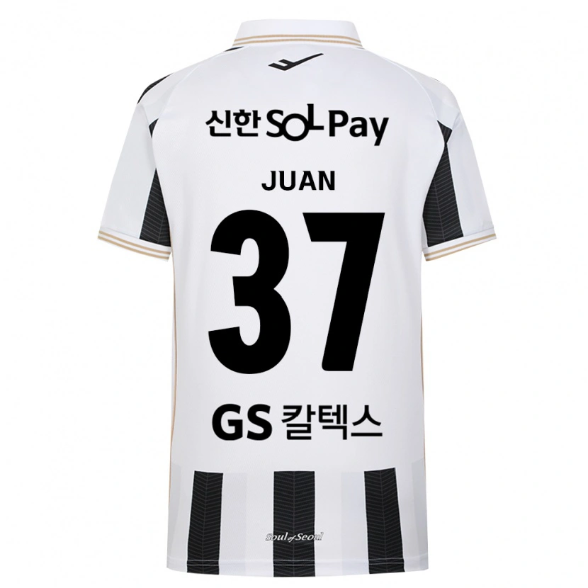 Danxen Hombre Camiseta Juan Antonio Ros #37 Blanco Negro 2ª Equipación 2026/27 La Camisa