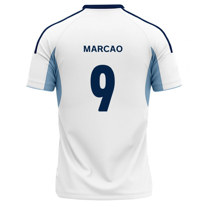 Danxen Hombre Camiseta Marcos Vinicius Amaral Alves #9 Azul Real Blanco 2ª Equipación 2026/27 La Camisa