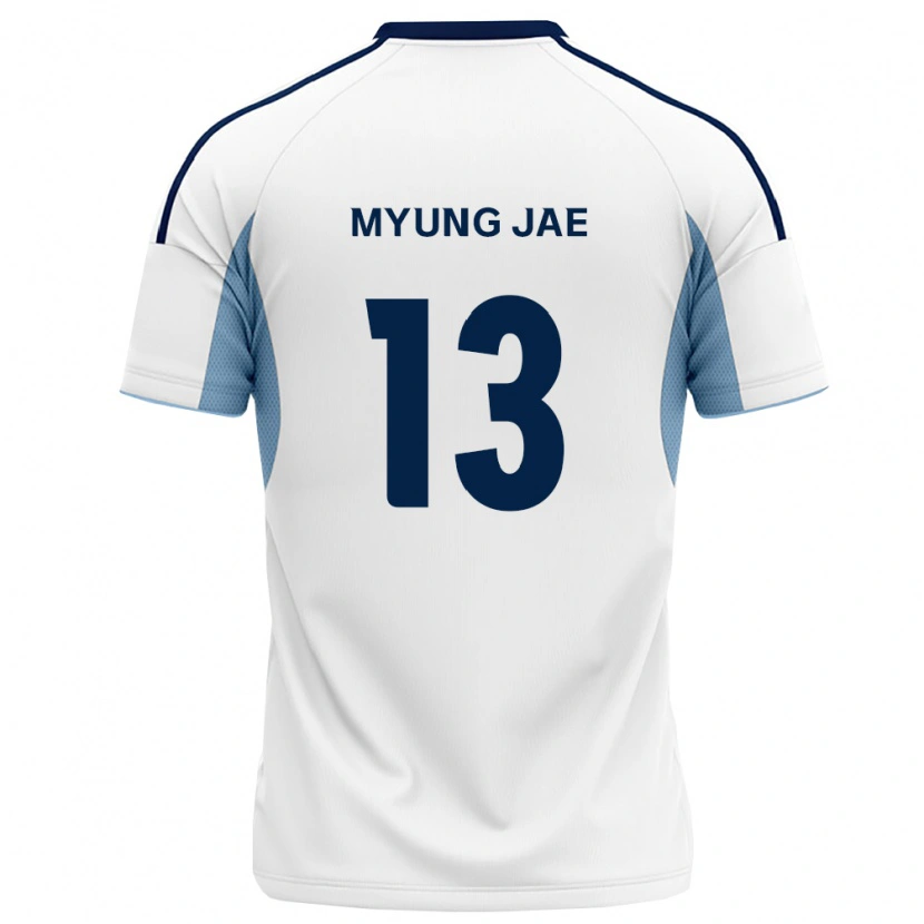 Danxen Hombre Camiseta Myung-Jae Lee #13 Azul Real Blanco 2ª Equipación 2026/27 La Camisa