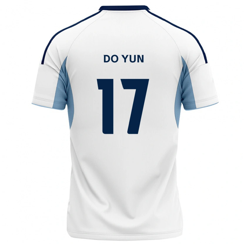 Danxen Hombre Camiseta Do-Yun Kwon #17 Azul Real Blanco 2ª Equipación 2026/27 La Camisa