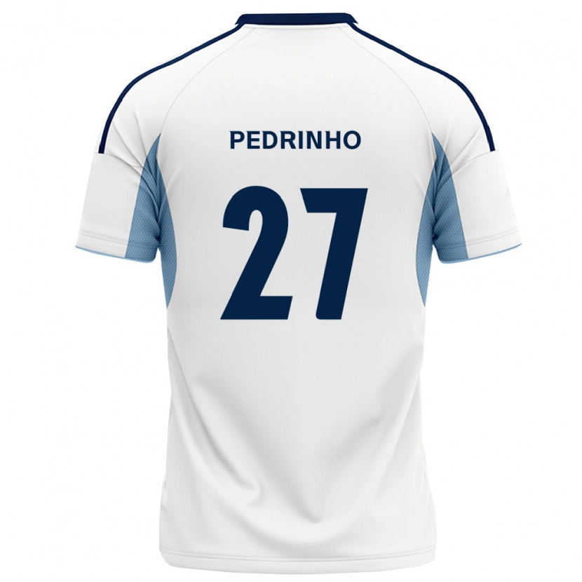 Danxen Hombre Camiseta Pedrinho #27 Azul Real Blanco 2ª Equipación 2026/27 La Camisa