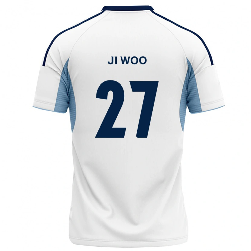 Danxen Hombre Camiseta Ji-Woo Lee #27 Azul Real Blanco 2ª Equipación 2026/27 La Camisa