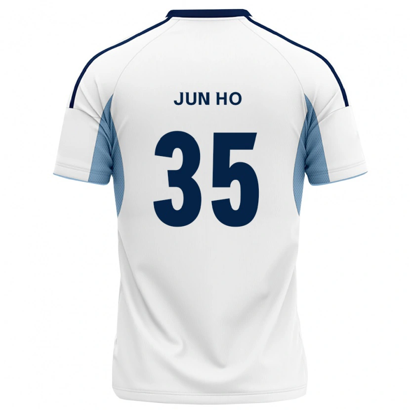 Danxen Hombre Camiseta Jun-Ho Kim #35 Azul Real Blanco 2ª Equipación 2026/27 La Camisa