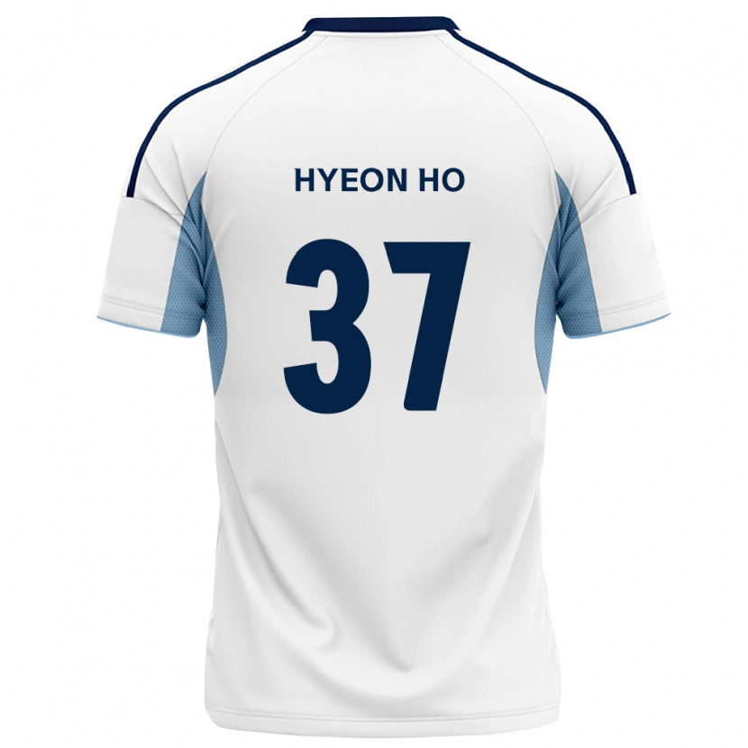 Danxen Hombre Camiseta Hyeon-Ho Moon #37 Azul Real Blanco 2ª Equipación 2026/27 La Camisa