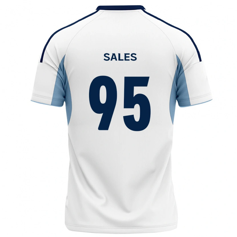 Danxen Hombre Camiseta Matheus Sales #95 Azul Real Blanco 2ª Equipación 2026/27 La Camisa