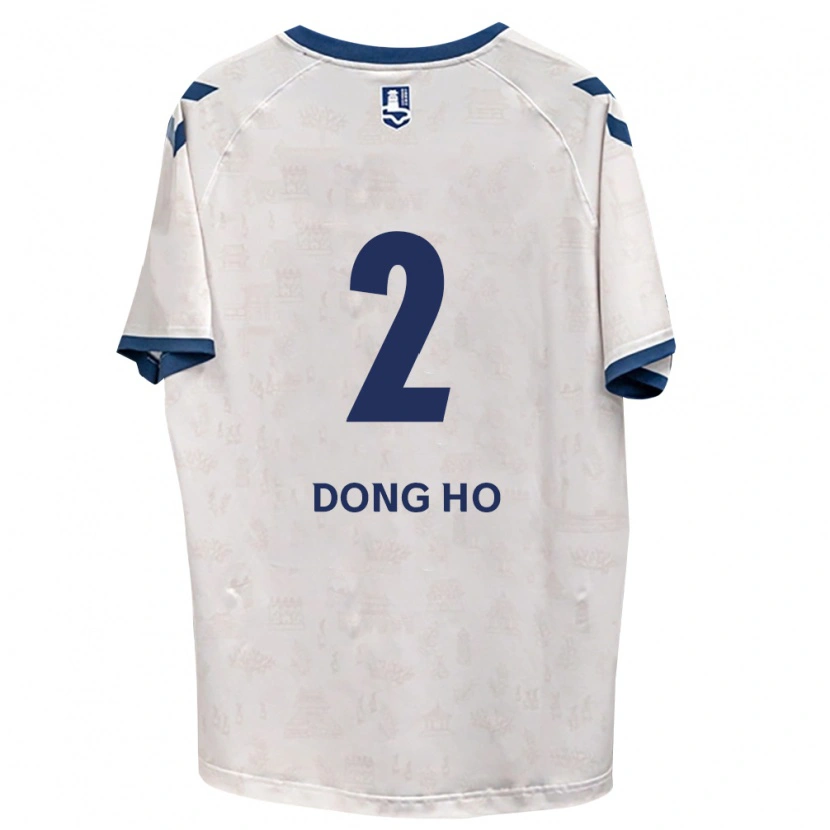 Danxen Hombre Camiseta Dong-Ho Jeong #2 Azul Real Blanco 2ª Equipación 2026/27 La Camisa