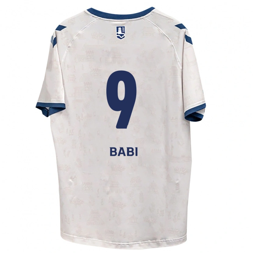 Danxen Hombre Camiseta Matheus Babi #9 Azul Real Blanco 2ª Equipación 2026/27 La Camisa