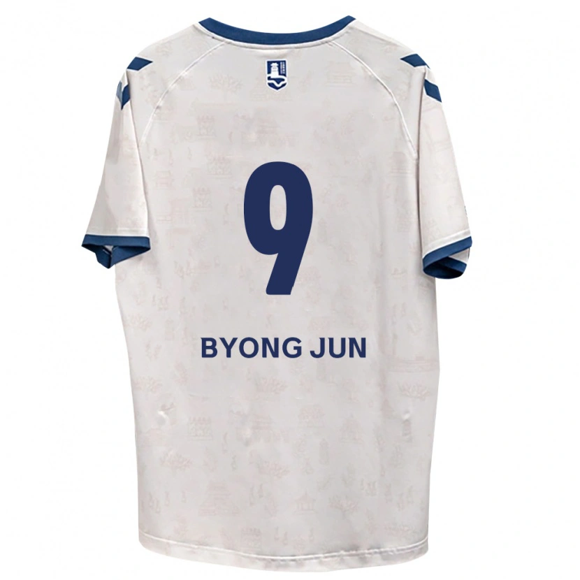 Danxen Hombre Camiseta Byong-Jun An #9 Azul Real Blanco 2ª Equipación 2026/27 La Camisa