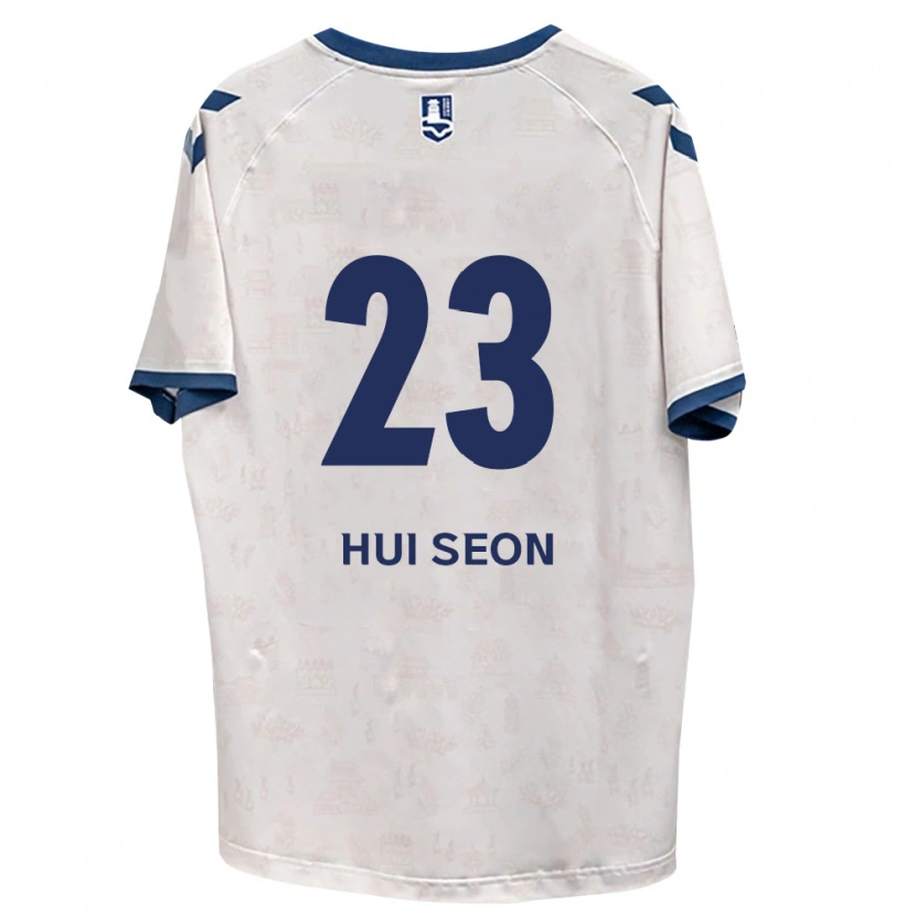 Danxen Hombre Camiseta Hui-Seon Kwon #23 Azul Real Blanco 2ª Equipación 2026/27 La Camisa
