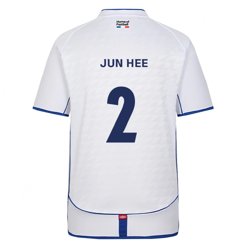 Danxen Hombre Camiseta Jun-Hee Park #2 Negro Blanco Rojo 2ª Equipación 2026/27 La Camisa
