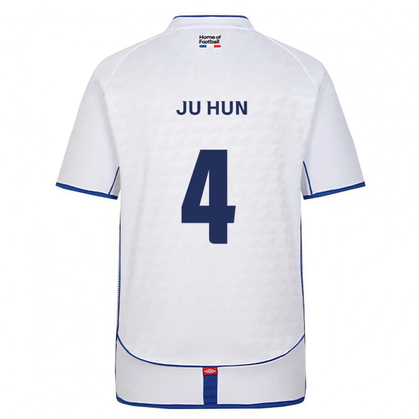 Danxen Hombre Camiseta Ju-Hun Song #4 Negro Blanco Rojo 2ª Equipación 2026/27 La Camisa