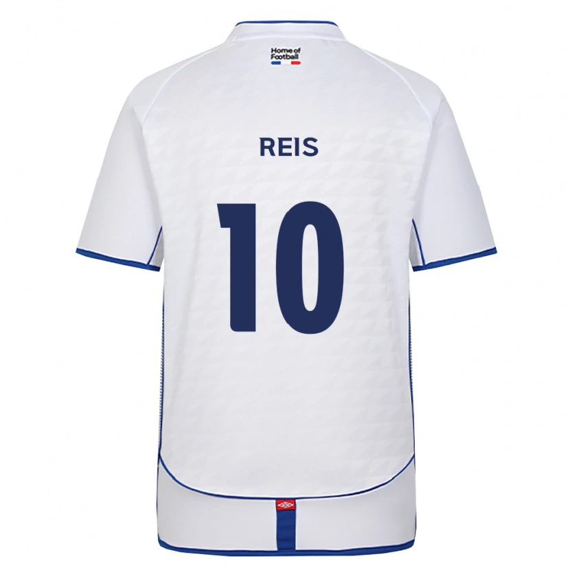 Danxen Hombre Camiseta Isnairo Reis Silva Morais #10 Negro Blanco Rojo 2ª Equipación 2026/27 La Camisa