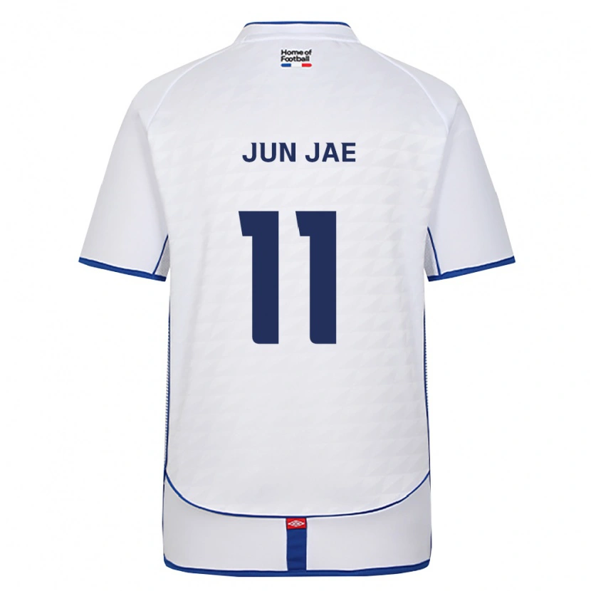 Danxen Hombre Camiseta Jun-Jae Lee #11 Negro Blanco Rojo 2ª Equipación 2026/27 La Camisa
