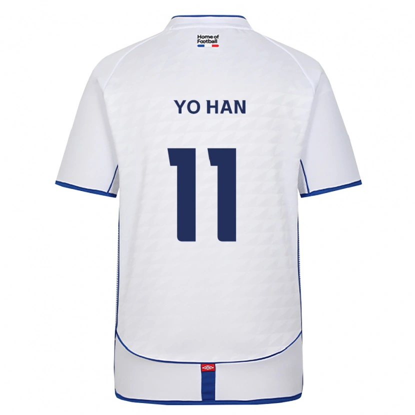 Danxen Hombre Camiseta Yo-Han Jang #11 Negro Blanco Rojo 2ª Equipación 2026/27 La Camisa
