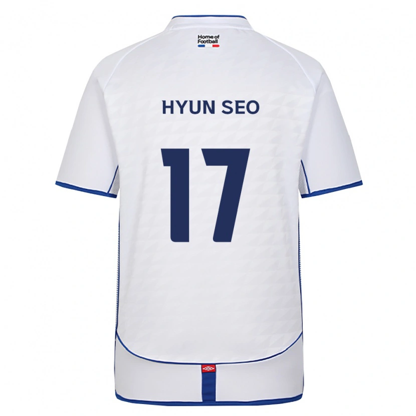 Danxen Hombre Camiseta Hyun-Seo Lee #17 Negro Blanco Rojo 2ª Equipación 2026/27 La Camisa