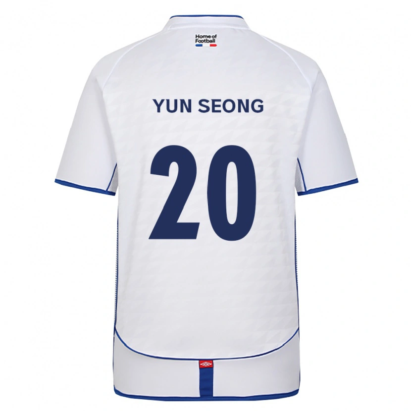 Danxen Hombre Camiseta Yun-Seong Jo #20 Negro Blanco Rojo 2ª Equipación 2026/27 La Camisa