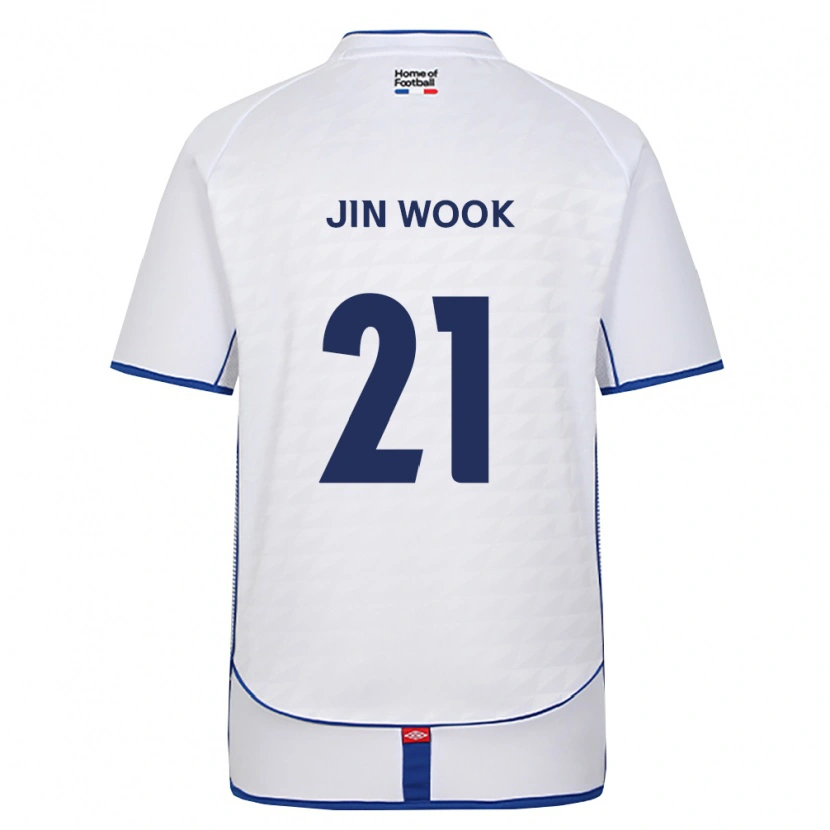 Danxen Hombre Camiseta Jin-Wook Yoo #21 Negro Blanco Rojo 2ª Equipación 2026/27 La Camisa