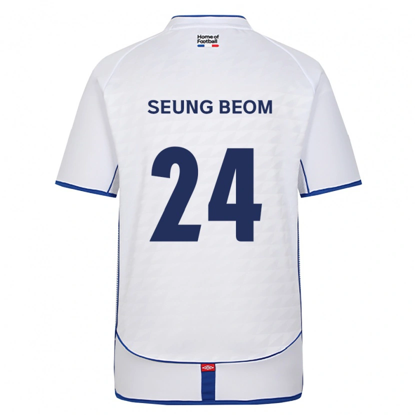 Danxen Hombre Camiseta Seung-Beom Ko #24 Negro Blanco Rojo 2ª Equipación 2026/27 La Camisa