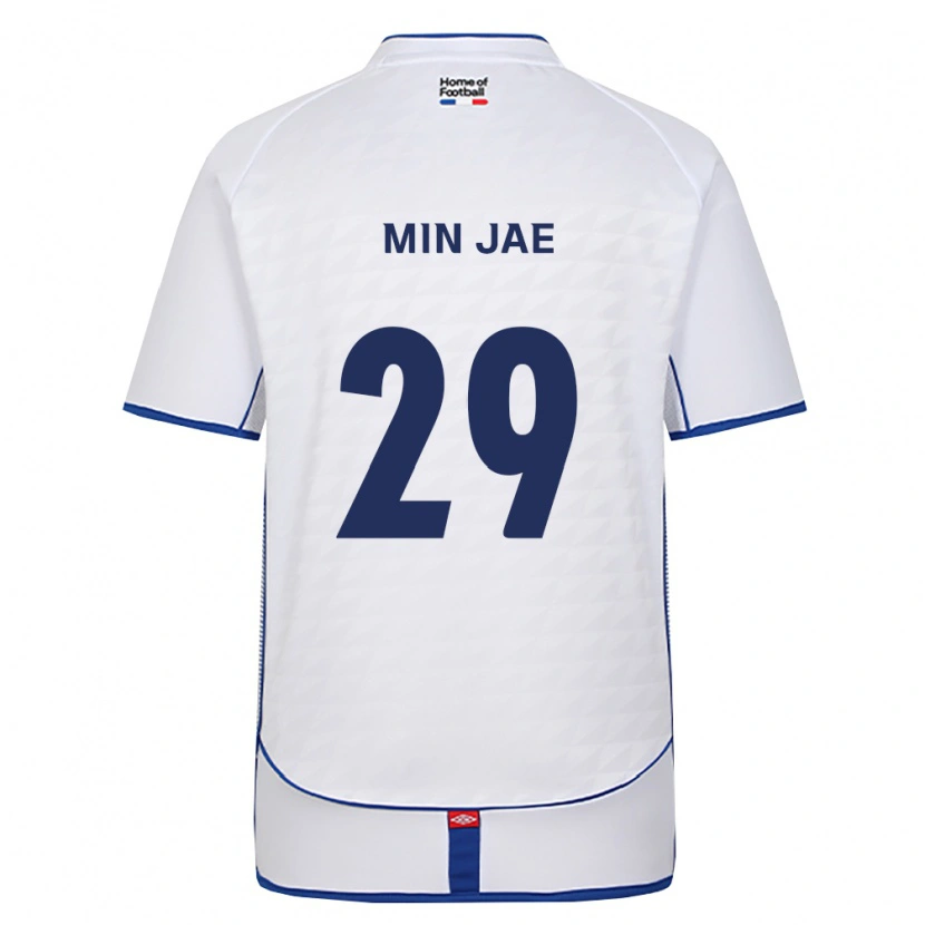 Danxen Hombre Camiseta Min-Jae Kim #29 Negro Blanco Rojo 2ª Equipación 2026/27 La Camisa